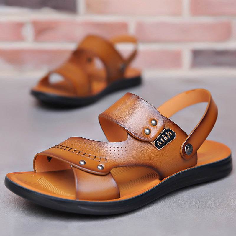 Men's Genuine Leather Wear-resisting Non-slip Sandals for men
