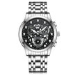 Men’s Hollow Dial Quartz Business Watch, Luxury Skeleton Style Dress Watch