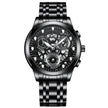 Men’s Hollow Dial Quartz Business Watch, Luxury Skeleton Style Dress Watch