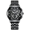 Men’s Hollow Dial Quartz Business Watch, Luxury Skeleton Style Dress Watch