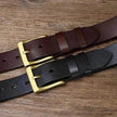 Men's Genuine Leather Belt – Pin Buckle Cowhide