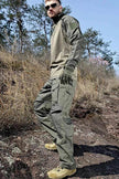 Men's Long Sleeve Spring And Autumn Training Wear Camouflage Suit