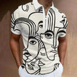 Men's Polo Short-Sleeve Summer Hedging Style Shirt
