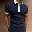 Men's Polo Short-Sleeve Summer Hedging Style Shirt