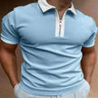 Men's Polo Short-Sleeve Summer Hedging Style Shirt
