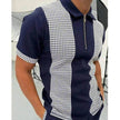 Men's Polo Short-Sleeve Summer Hedging Style Shirt