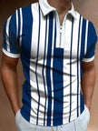 Men's Polo Short-Sleeve Summer Hedging Style Shirt
