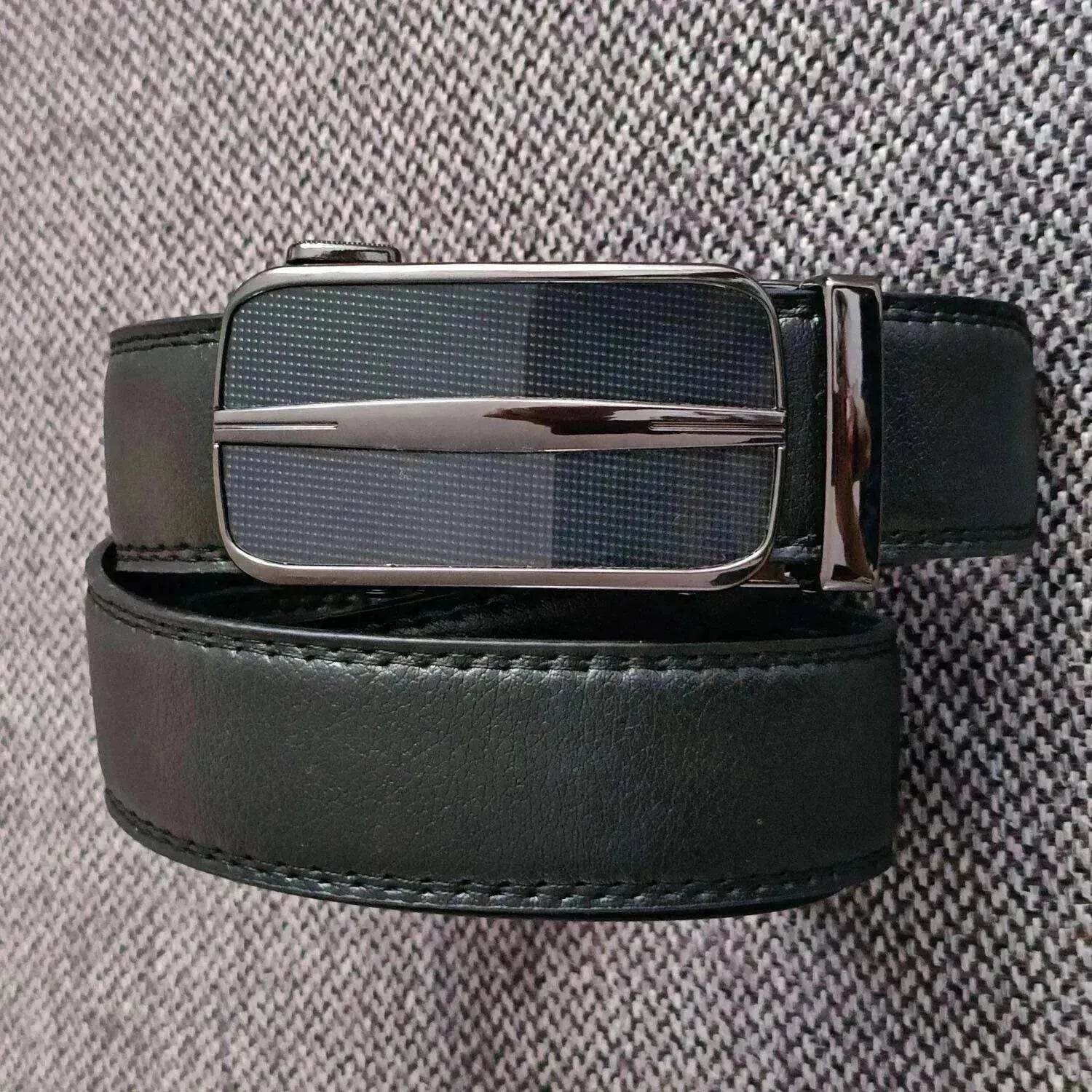 Men's Ratchet Belt Leather Mens Belt With Slide Buckle Ratchet Belts For Men USA