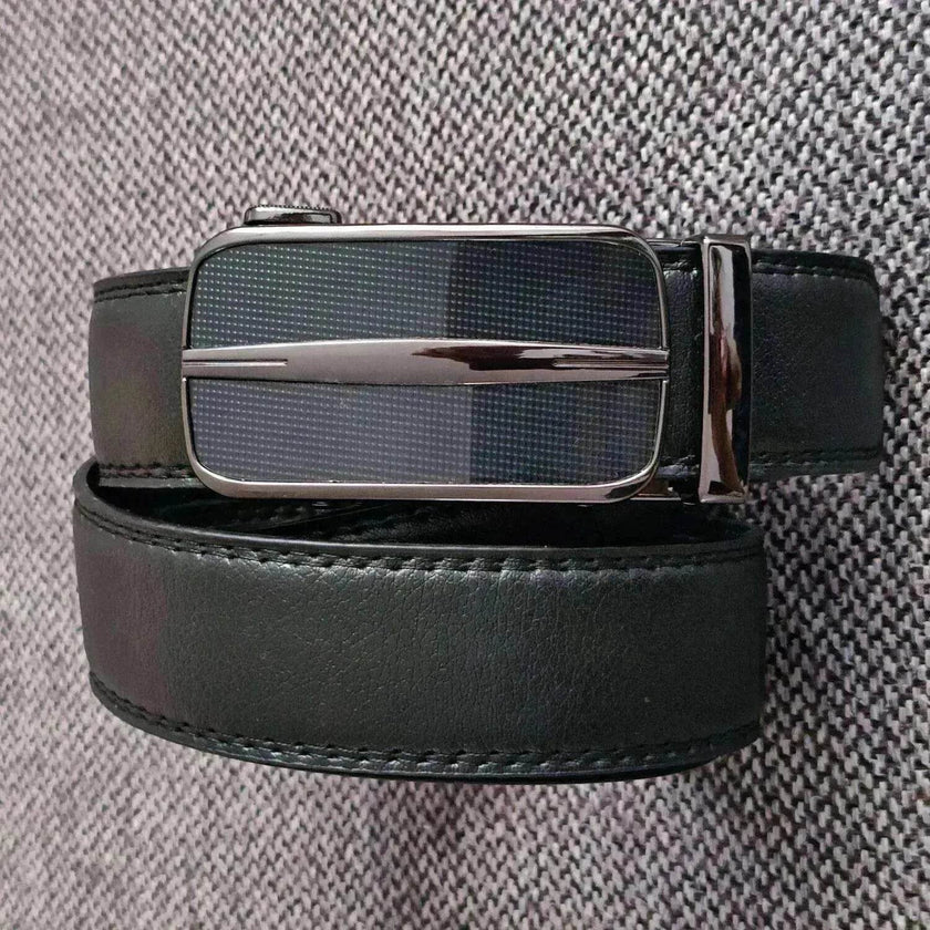Men's Ratchet Belt Leather Mens Belt With Slide Buckle Ratchet Belts For Men USA