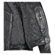 Men's Tall Classic Side Lace Leather Motorcycle Jacket
