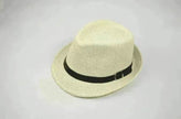 Men's casual straw hats for summer trips: trendy sunshade!