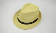 Men's casual straw hats for summer trips: trendy sunshade!