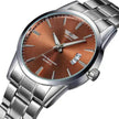 Men's steel single-day watches, non-mechanical, wholesale foreign trade