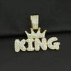 Mens Fashion Alloy Necklace With Diamond Pendant