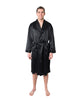 Men's Mulberry Silk Robe Black