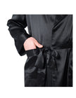 Men's Mulberry Silk Robe Black
