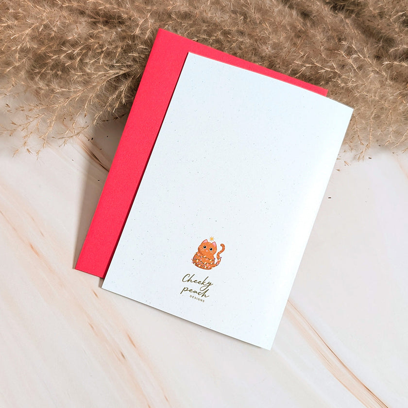 The Meowst Wonderful Time of the Year Mini Holiday Cat Card