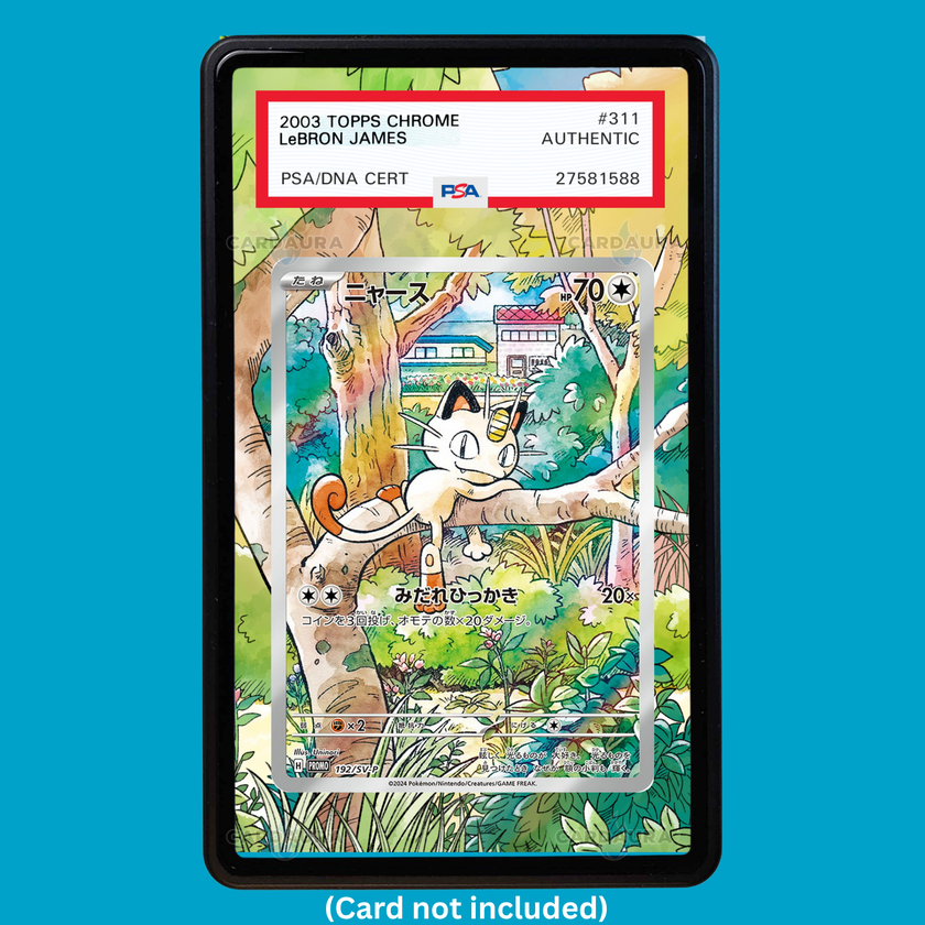 Meowth 106/094 Phantasmal Flames (Graded) Display Case