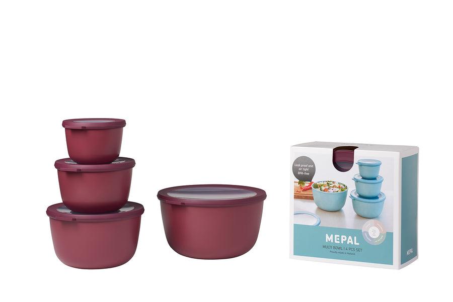 Mepal - Cirqula 4-Piece Deep Round Container