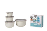 Mepal - Cirqula 4-Piece Deep Round Container