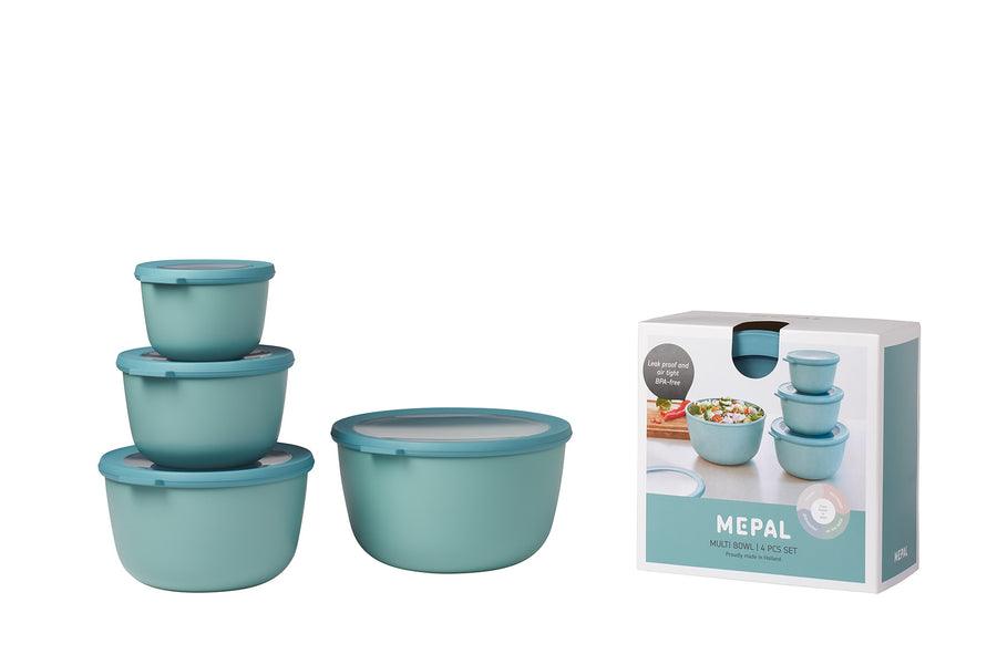 Mepal - Cirqula 4-Piece Deep Round Container
