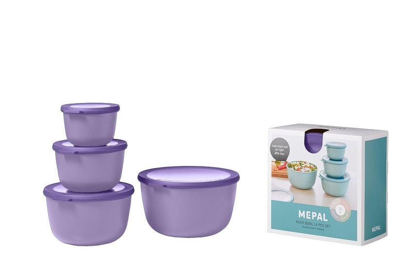 Mepal - Cirqula 4-Piece Deep Round Container