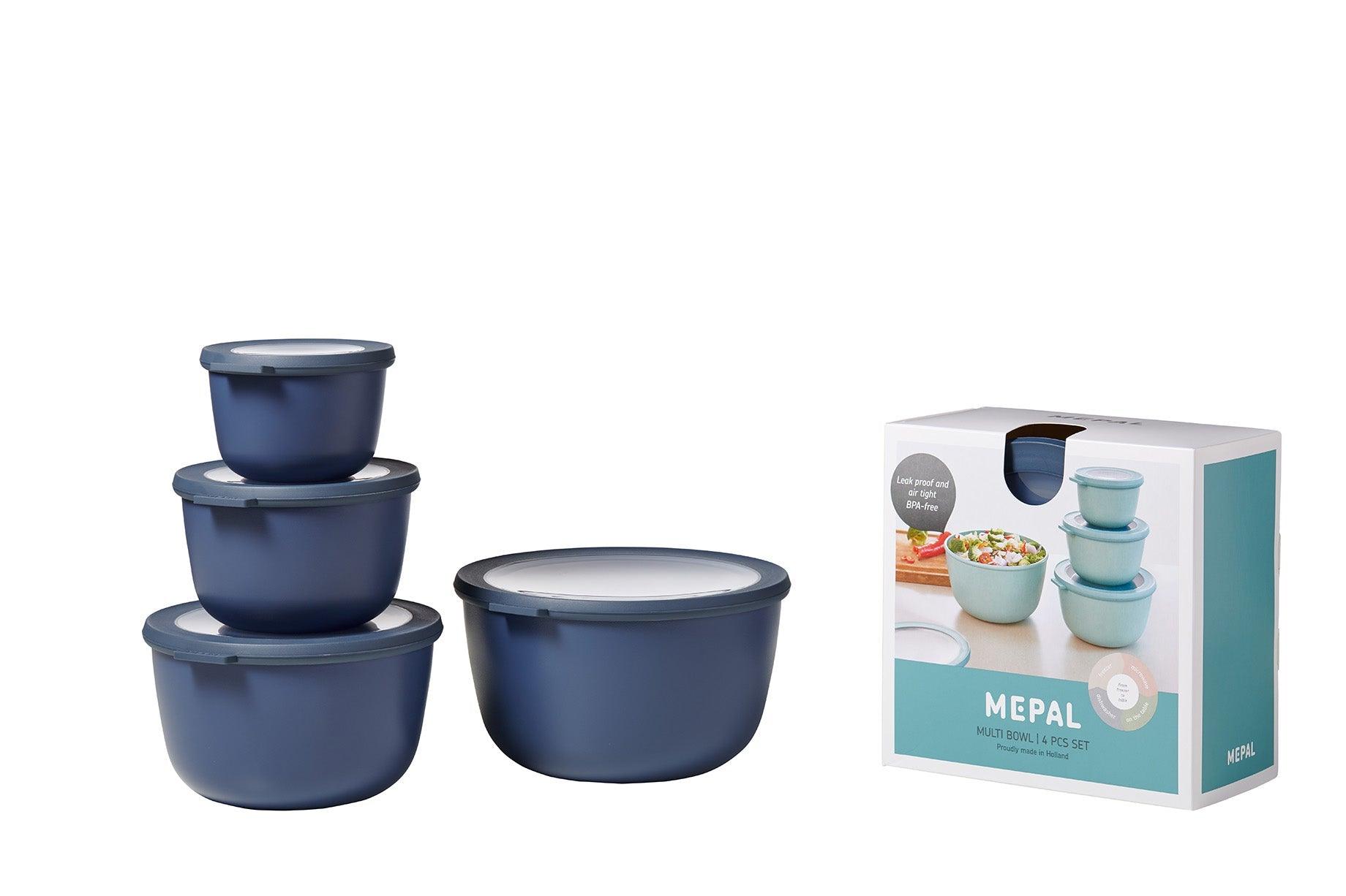 Mepal - Cirqula 4-Piece Deep Round Container