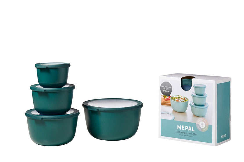 Mepal - Cirqula 4-Piece Deep Round Container