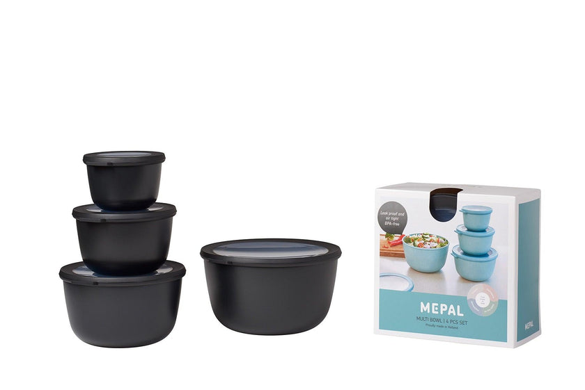 Mepal - Cirqula 4-Piece Deep Round Container