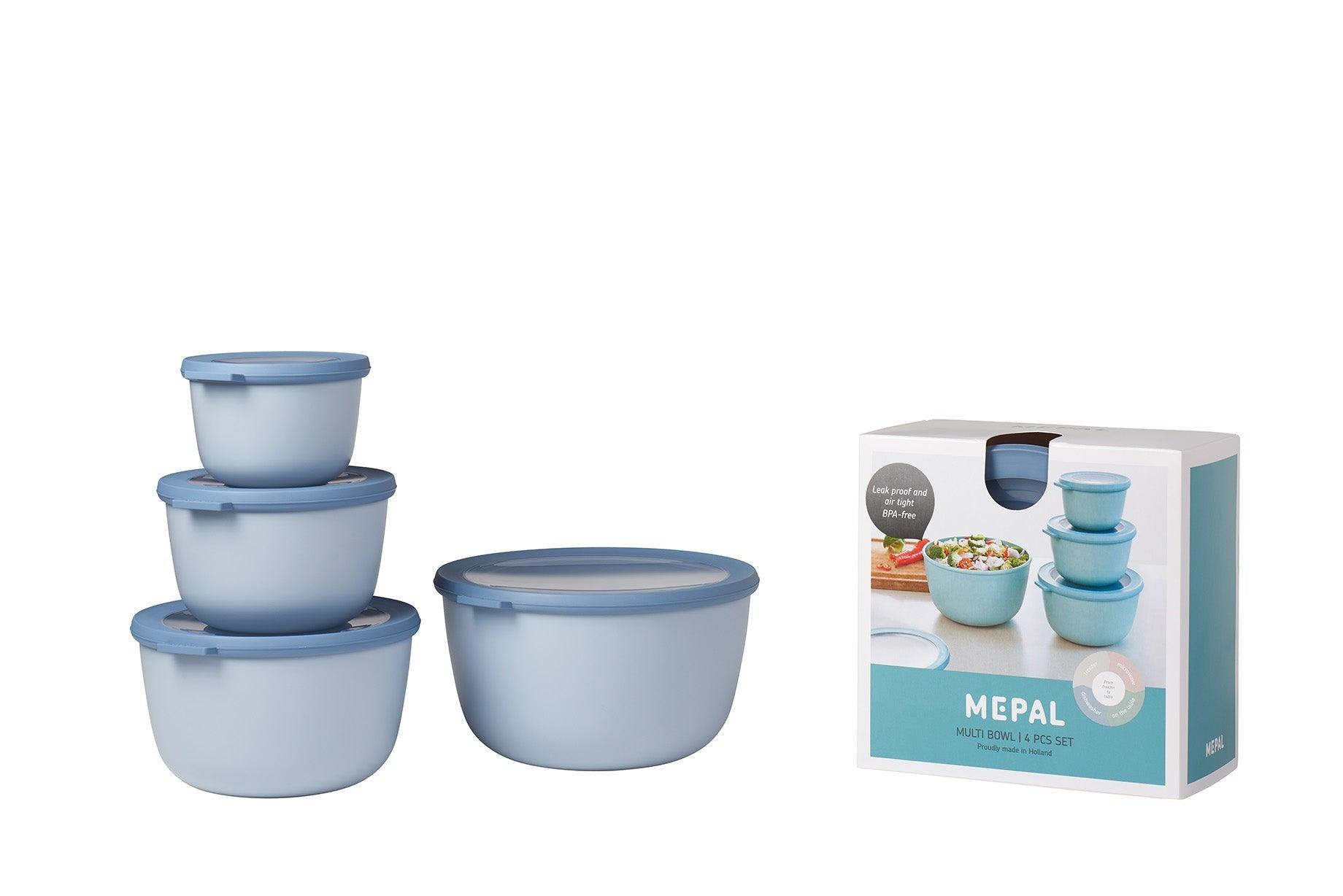 Mepal - Cirqula 4-Piece Deep Round Container