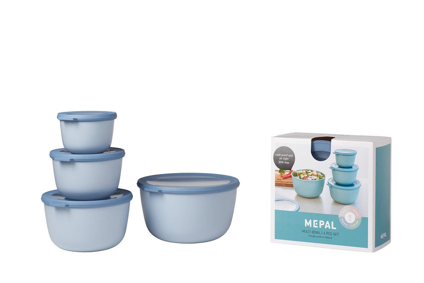 Mepal - Cirqula 4-Piece Deep Round Container