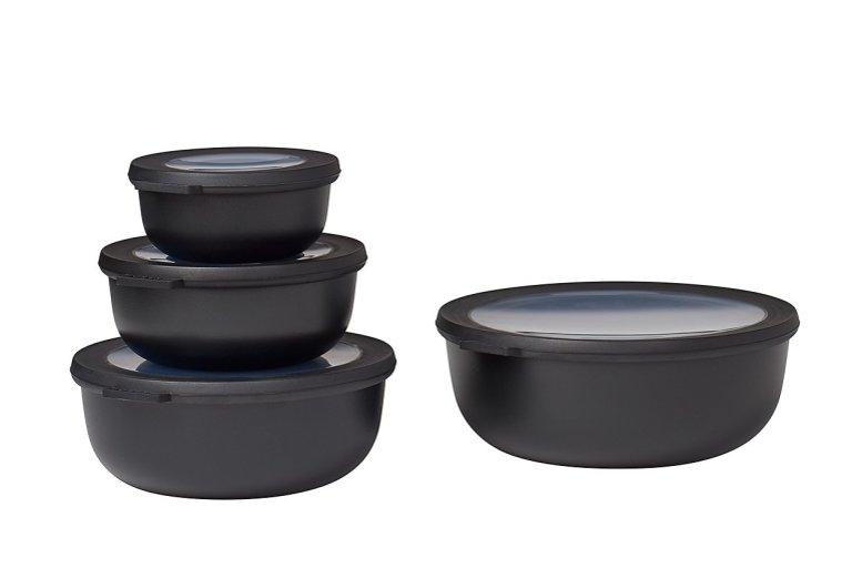 Mepal - Cirqula 4-Piece Round Shallow Container Set