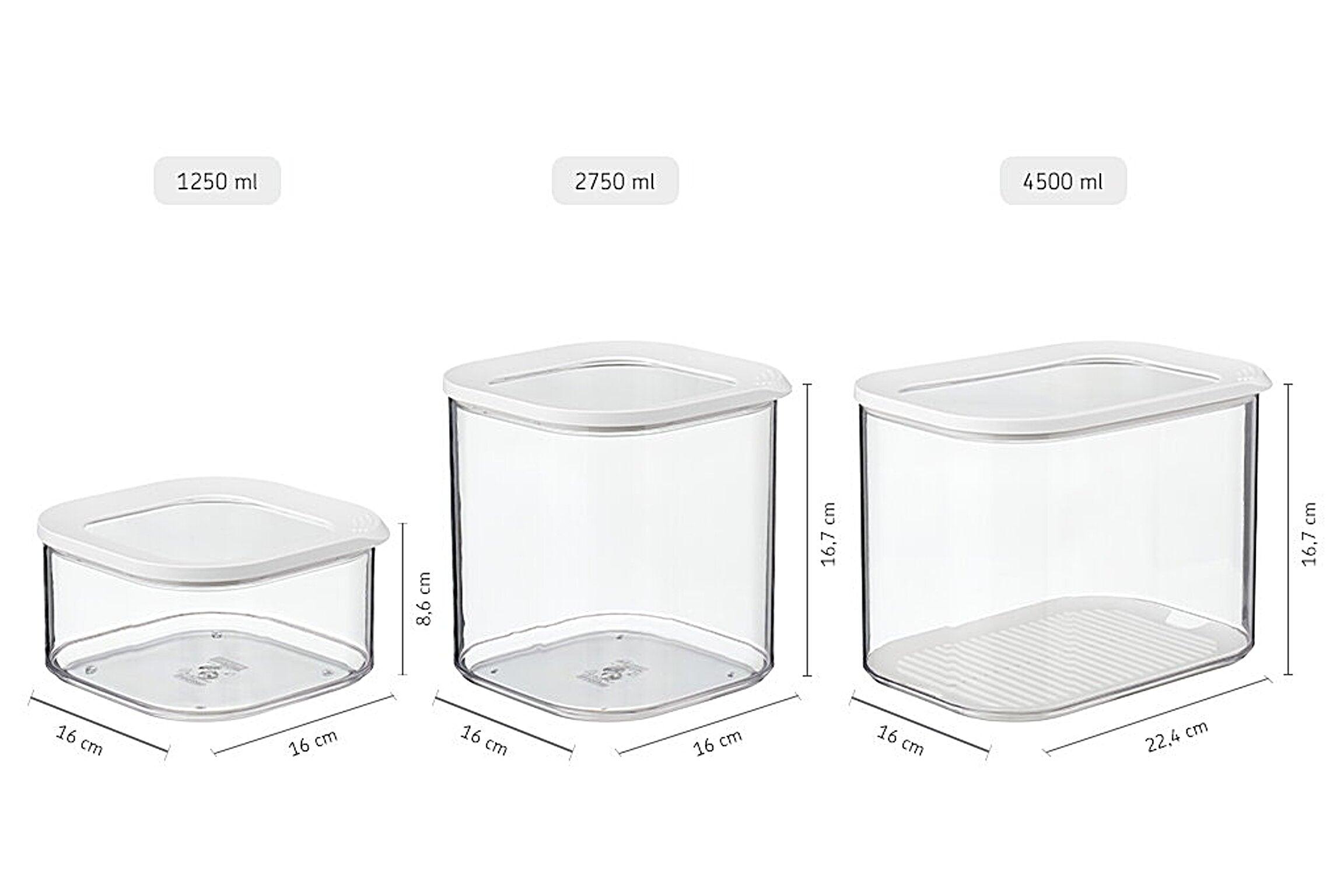 Mepal - Modula Square Storage Large | 2750 ml / 93 oz