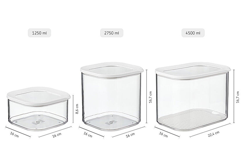 Mepal - Modula Square Storage Large | 2750 ml / 93 oz