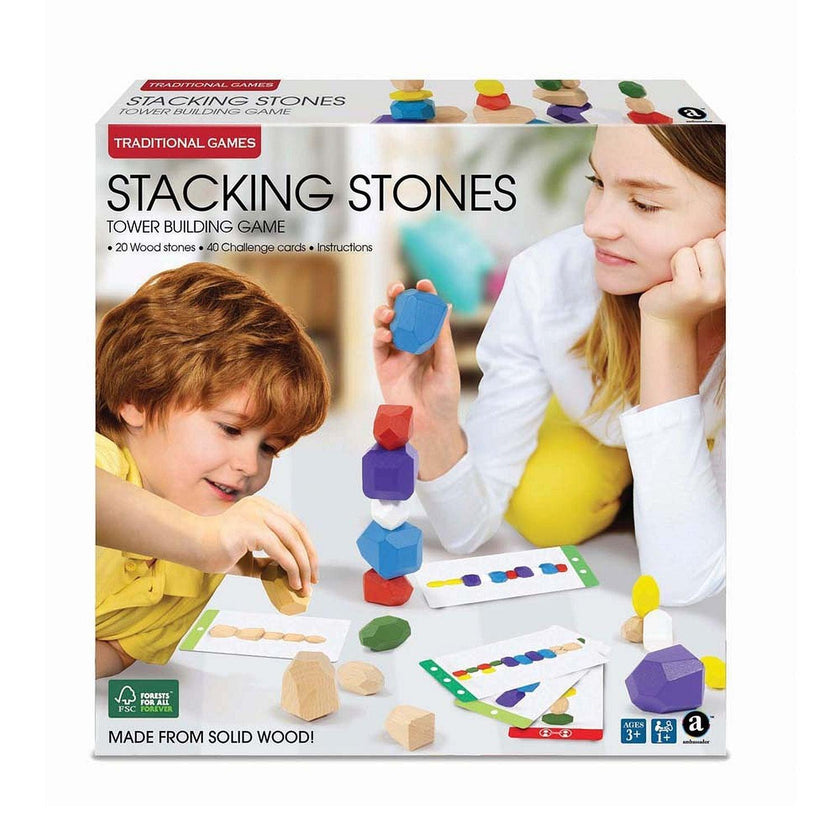 Merchant Ambassador - Ff-Wooden Stones Stacking Game