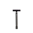Merkur 23B 3-Piece DE Safety Razor, Closed Comb, Knurled Long Handle, Black