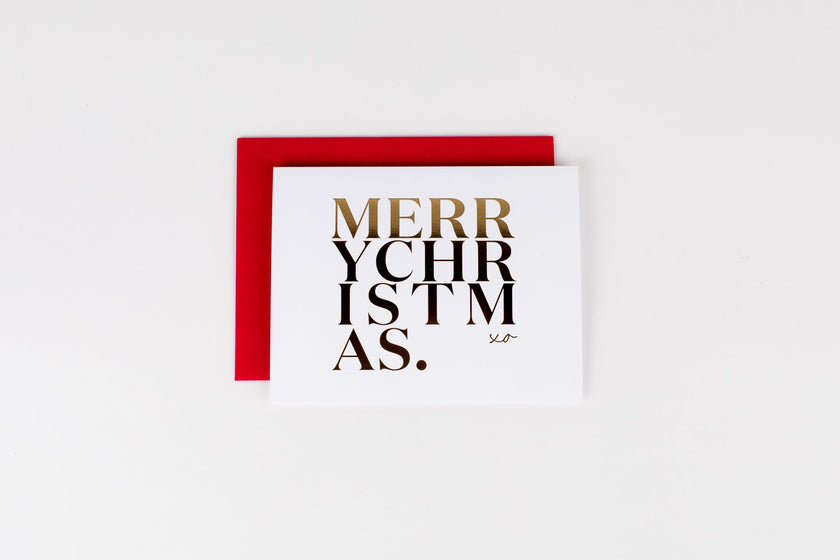 Merry Christmas XO