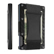 Metal Card Wrapped Carbon Fiber RFID Anti theft Brush Wallet
