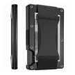 Metal Card Wrapped Carbon Fiber RFID Anti theft Brush Wallet
