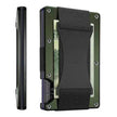 Metal Card Wrapped Carbon Fiber RFID Anti theft Brush Wallet