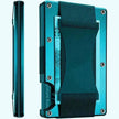 Metal Card Wrapped Carbon Fiber RFID Anti theft Brush Wallet