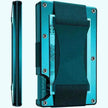 Metal Card Wrapped Carbon Fiber RFID Anti theft Brush Wallet