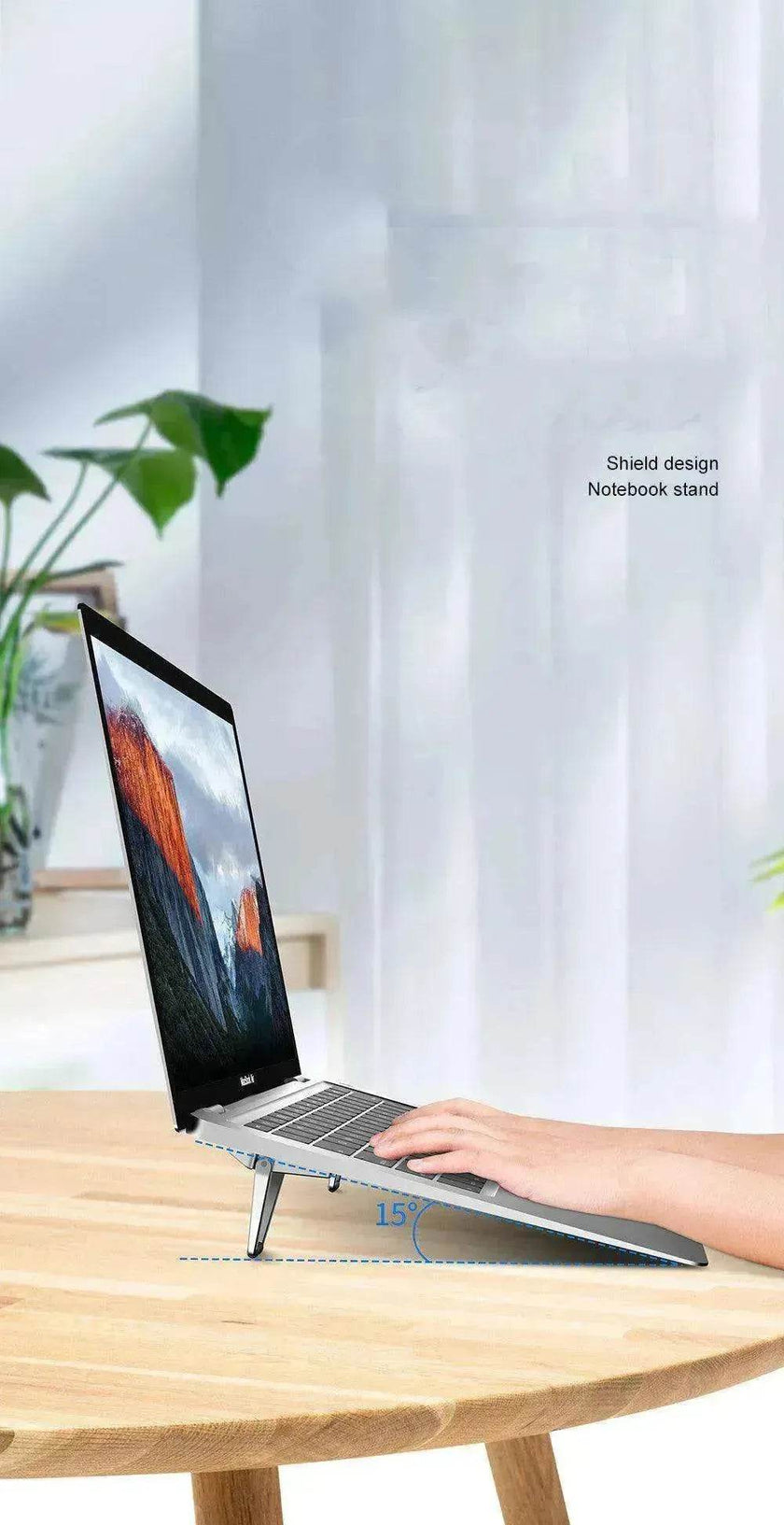 Metal Foldable Tablet Computer Cooling Bracket