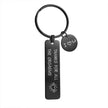 Metal Keychain Cross-Border Brushed Valentine's Day Keychain