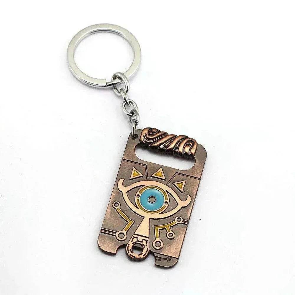 Zelda Sheikah Eye Metal Keychain – Gaming Collectible Bottle Opener