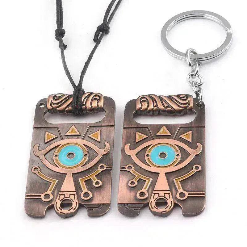 Zelda Sheikah Eye Metal Keychain – Gaming Collectible Bottle Opener