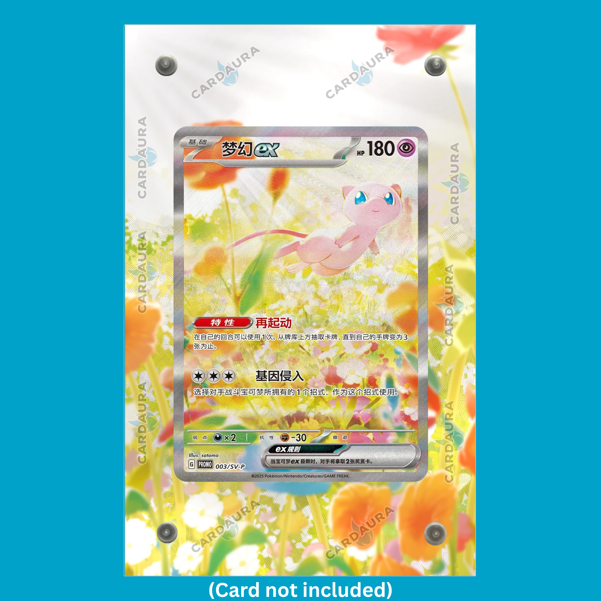 Mew EX 003/SV-P Chinese 151 (Ungraded) Display Case