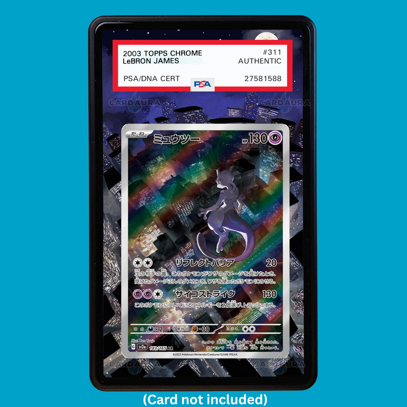 Mewtwo Jpn Promo 183/165 151 (Graded) Display Case