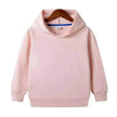 Middle And Small Size Children's Customized Pure Cotton Hooded Blank Sweater