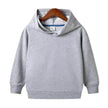 Middle And Small Size Children's Customized Pure Cotton Hooded Blank Sweater